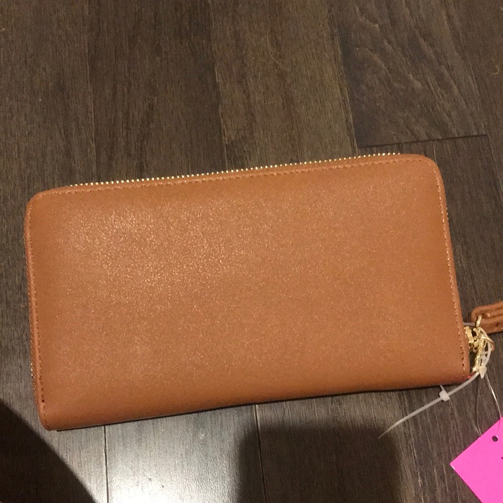 Betsey Johnson tan bow wallet - Picture 3 of 4